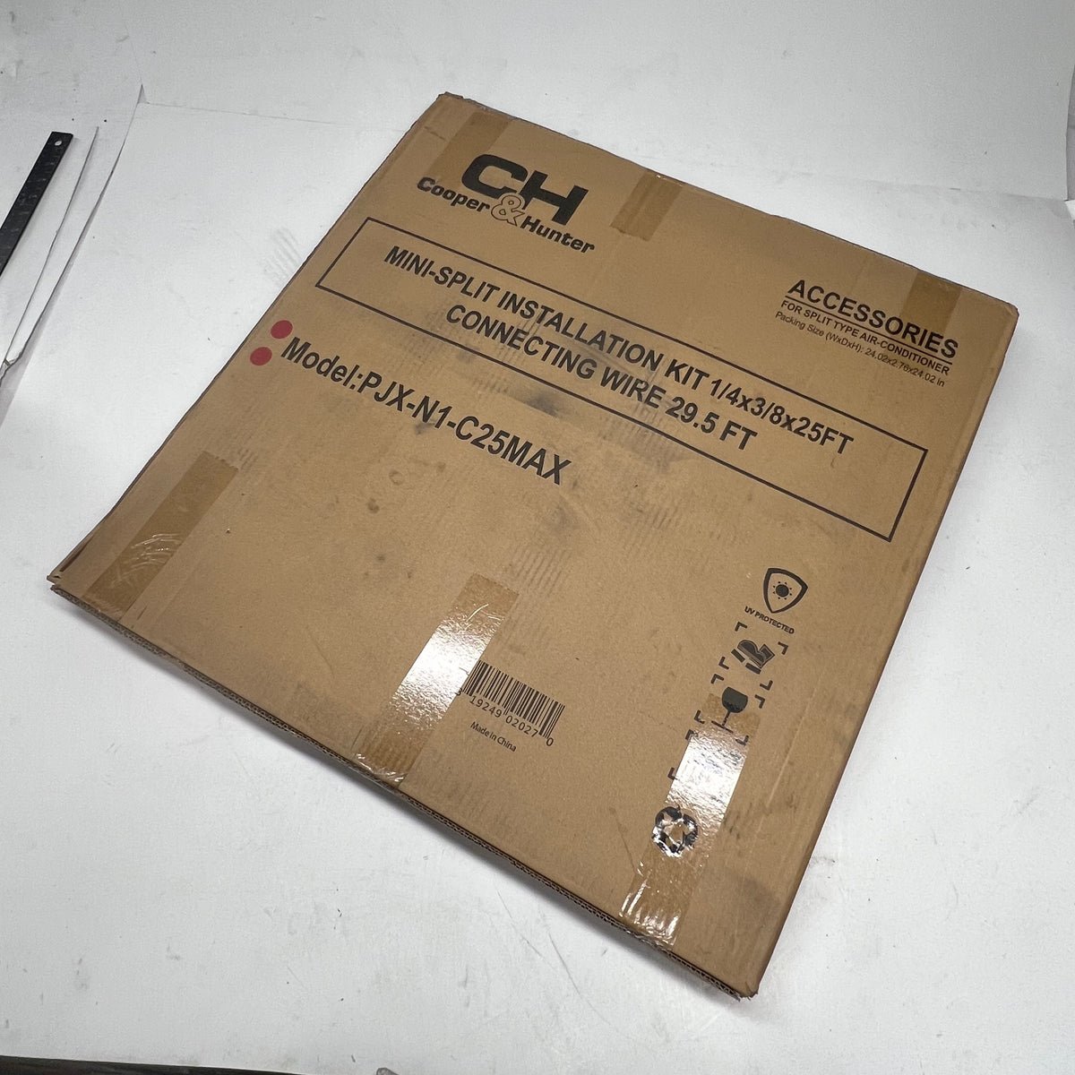 COOPER & HUNTER Bundled Installation Kit 1/4" - 3/8" 25' White PJX-N1-C25MAX