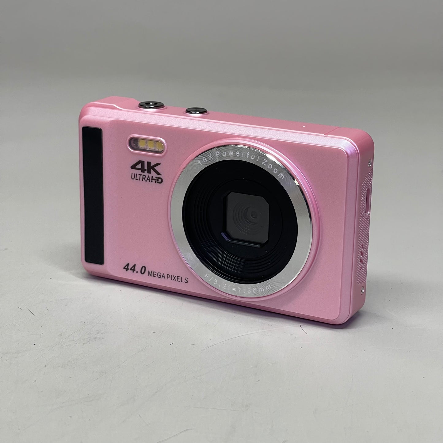 4K Ultra-HD Digital Camera 16x Zoom, 44 Mega Pixels, 7.36mm Pink