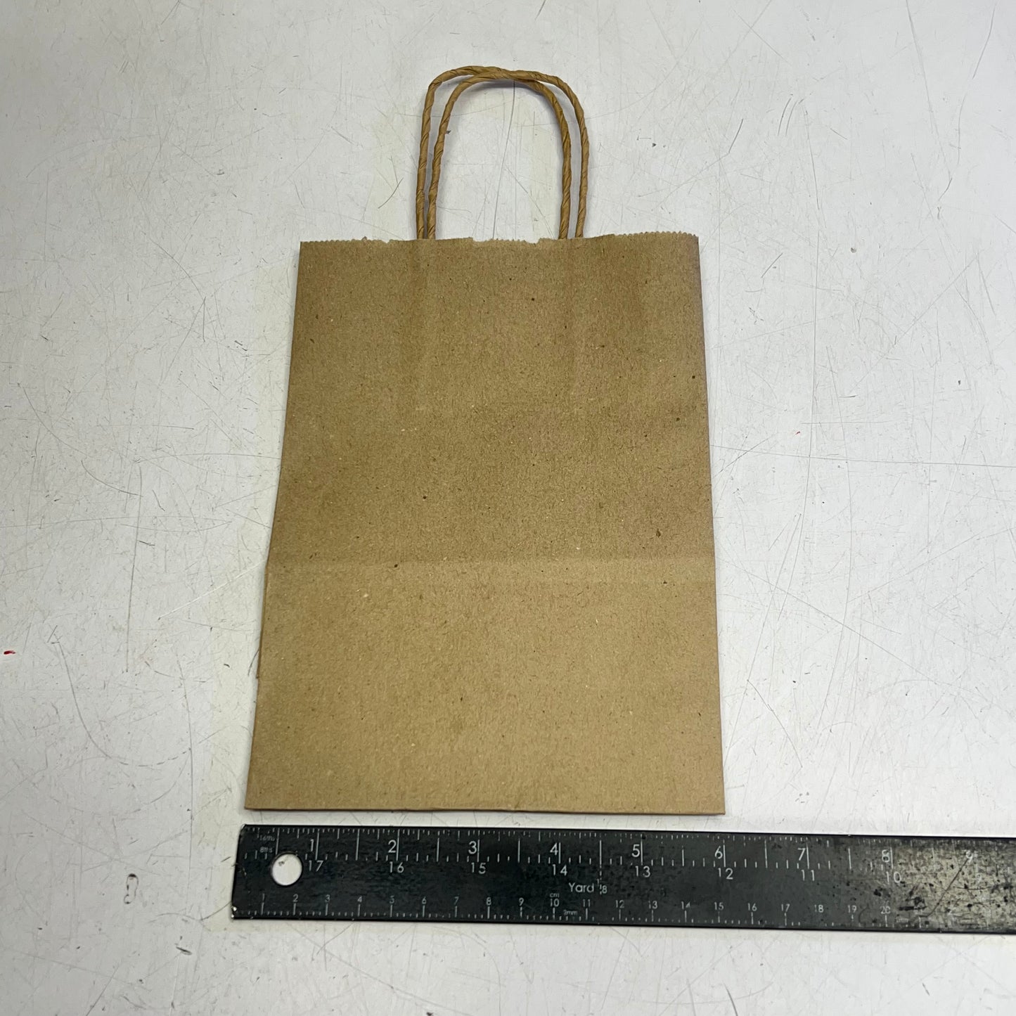 (250 PACK) Kraft Mini Paper Bags W/ Twisted Handles 11"Lx6"Wx3"D Natural
