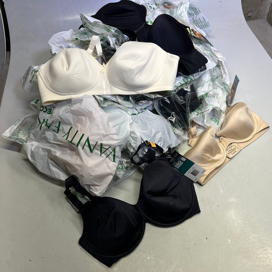ZA@ VANITIY FAIR Lot Of Assorted Wire Bras Women's Variety Sz Multicolor