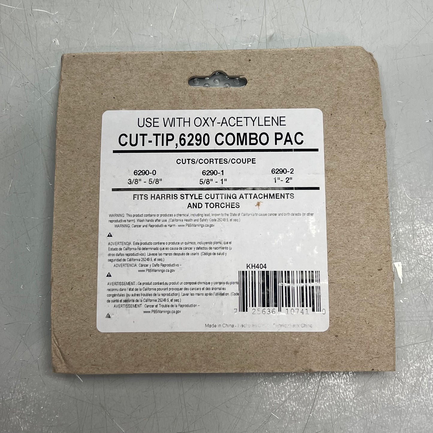 LINCOLN ELECTRIC (SET OF 3) Harris Style Cutting Tips Kit Combo #0, #1, #2 6290