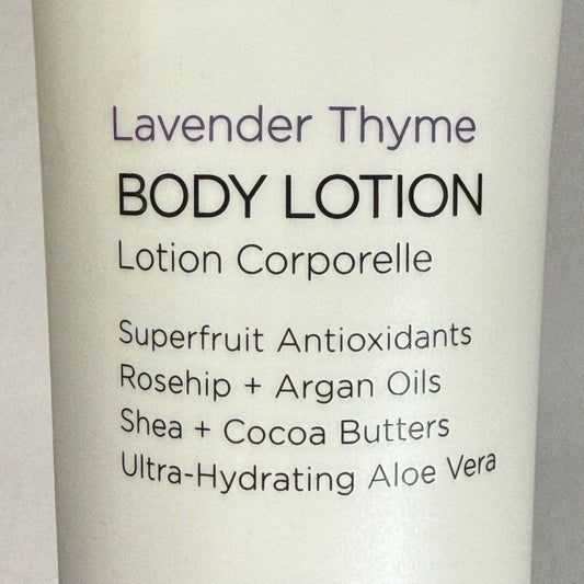 ANDALOU NATURALS (2 PACK) Lavender Thyme Body Lotion Refreshing 8 oz