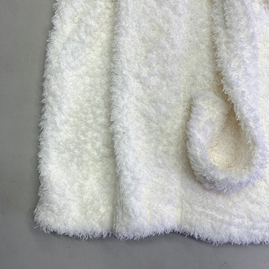 ULTA BEAUTY 2023 Long Sleeve Plush Tie Robe Gift Tag Women's Sz L/XL White