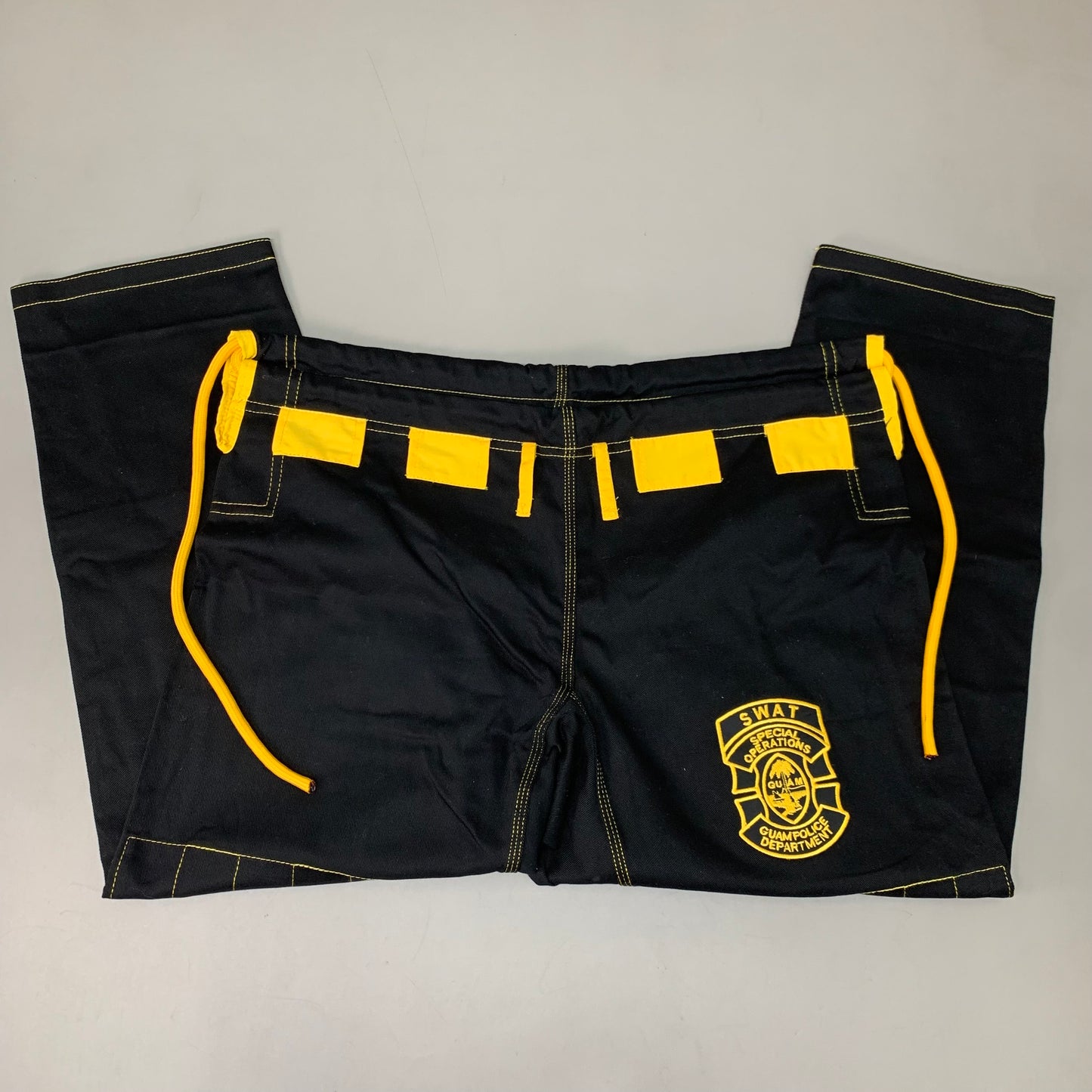 BTLGRNDS Martial Arts Jiu Jitsu Gi Uniform Adult Size Black/Yellow