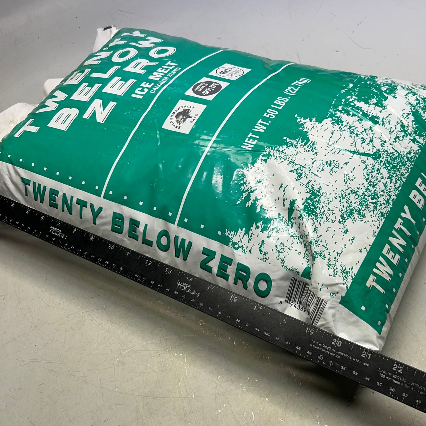 ZA@ TWENTY BELOW ZERO Salt Depot Ice Melt 50 Lb