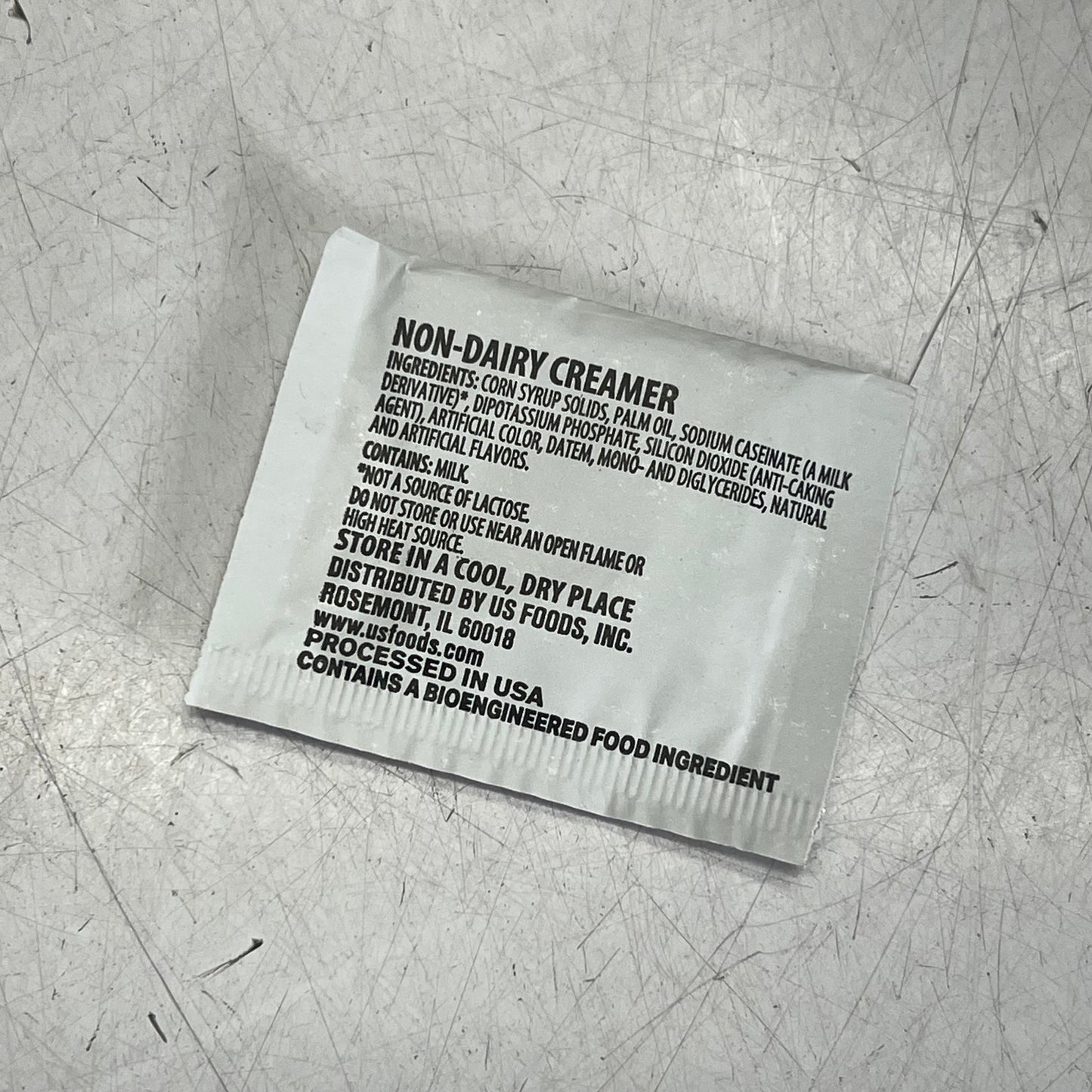 ZA@ MONARCH  (2000 PACK) Non-dairy Creamer Individually Packaged Packets (As-Is)