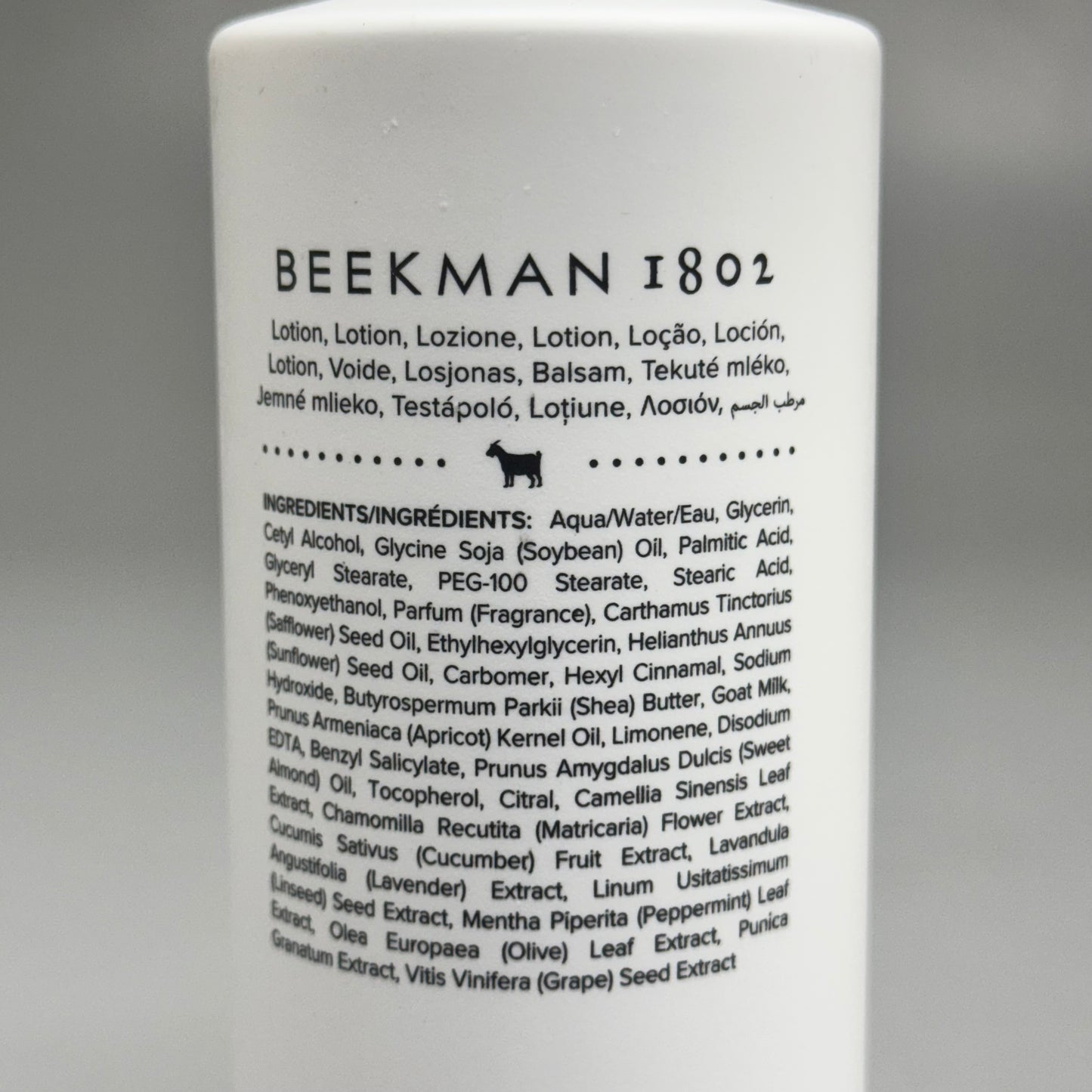 BEEKMAN 1802 (2 PACK, 12.17 oz Each) Fresh Air Lotion w/ Goat Milk Hand & Body