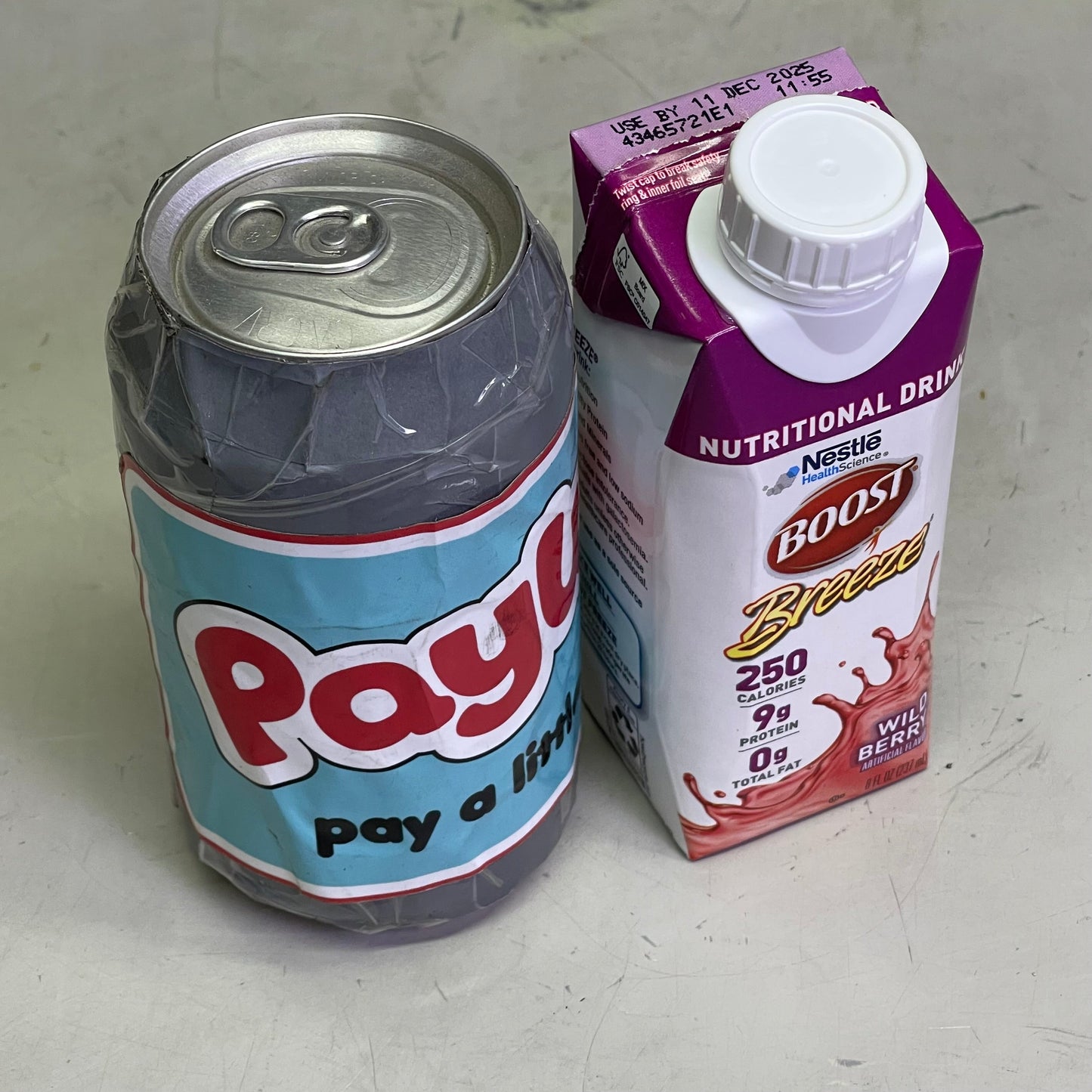 ZA@ NESTLE (24 Pack) Boost Breeze Wild Berry Flavor 8 fl oz BB 12/25 B