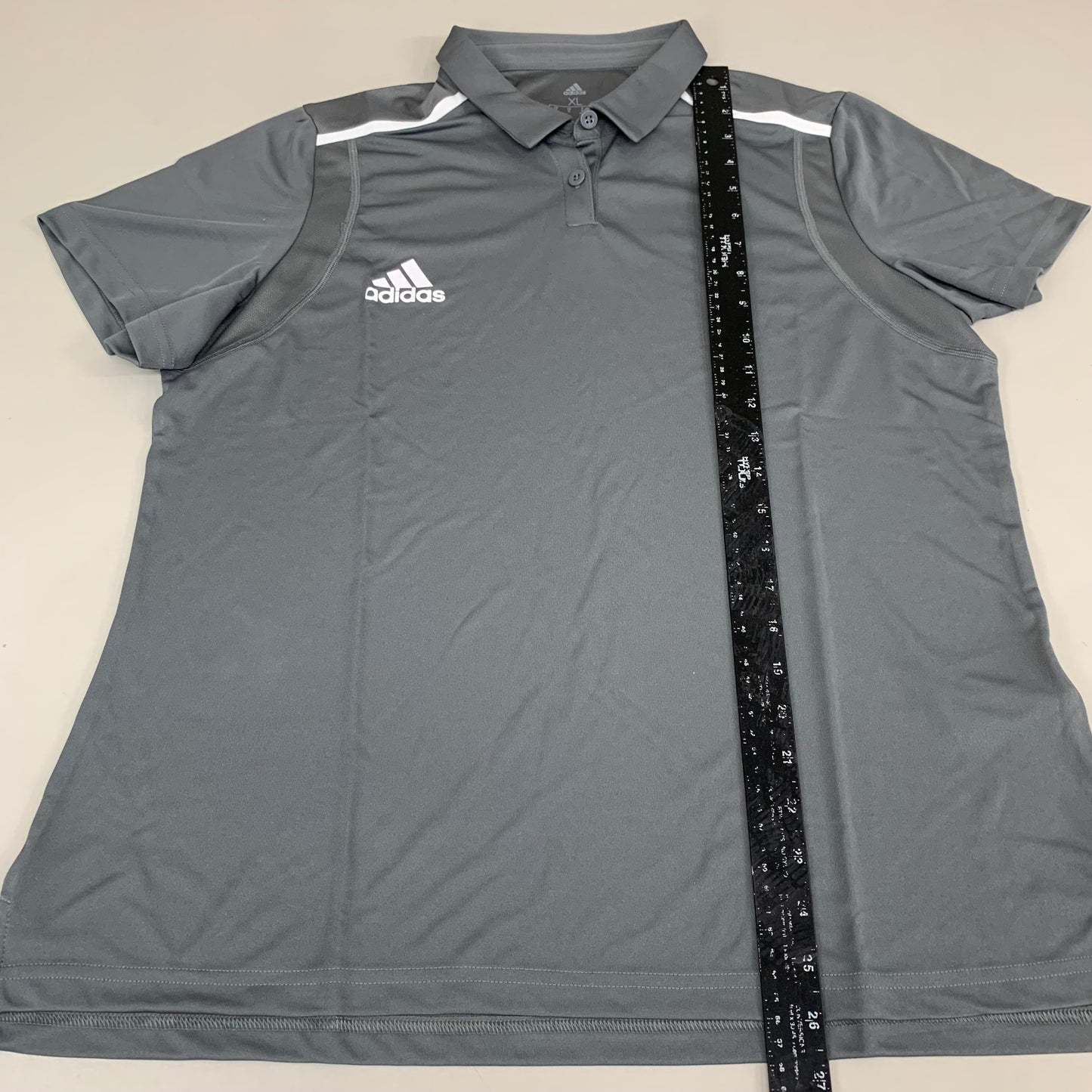 ADIDAS Aeroready Polo Shirt Women's XL Grey HT7680