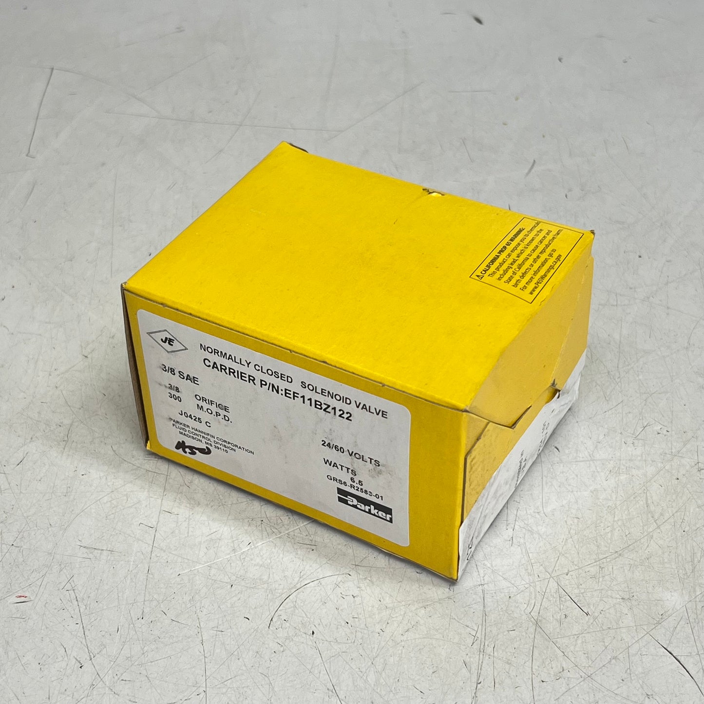 PARKER Liquid Line Solenoid Valve Supports R410a & R454b 3/8" KHALS0401LLS