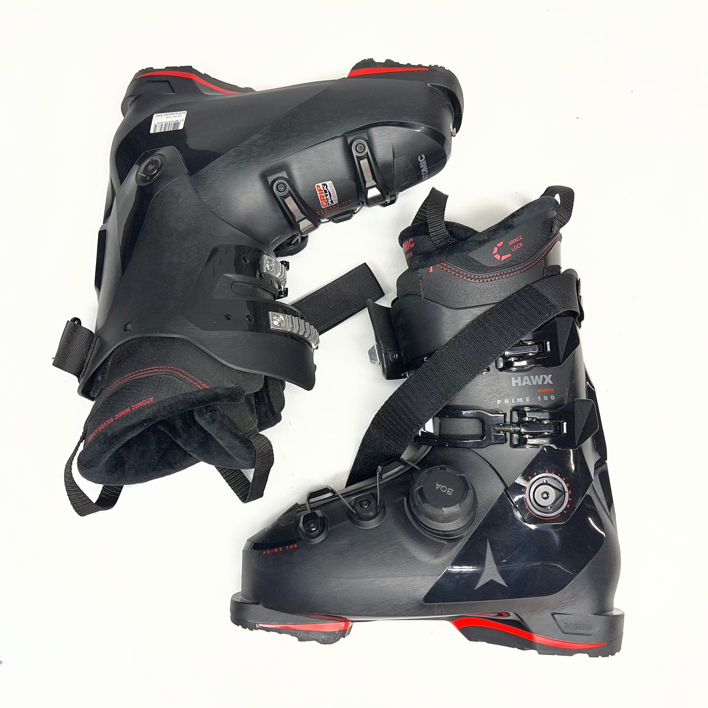 ATOMIC Ski Boots Hawx Prime 100 Boa 2026 All Mountain Mens Sz 26 Black AE503236024X