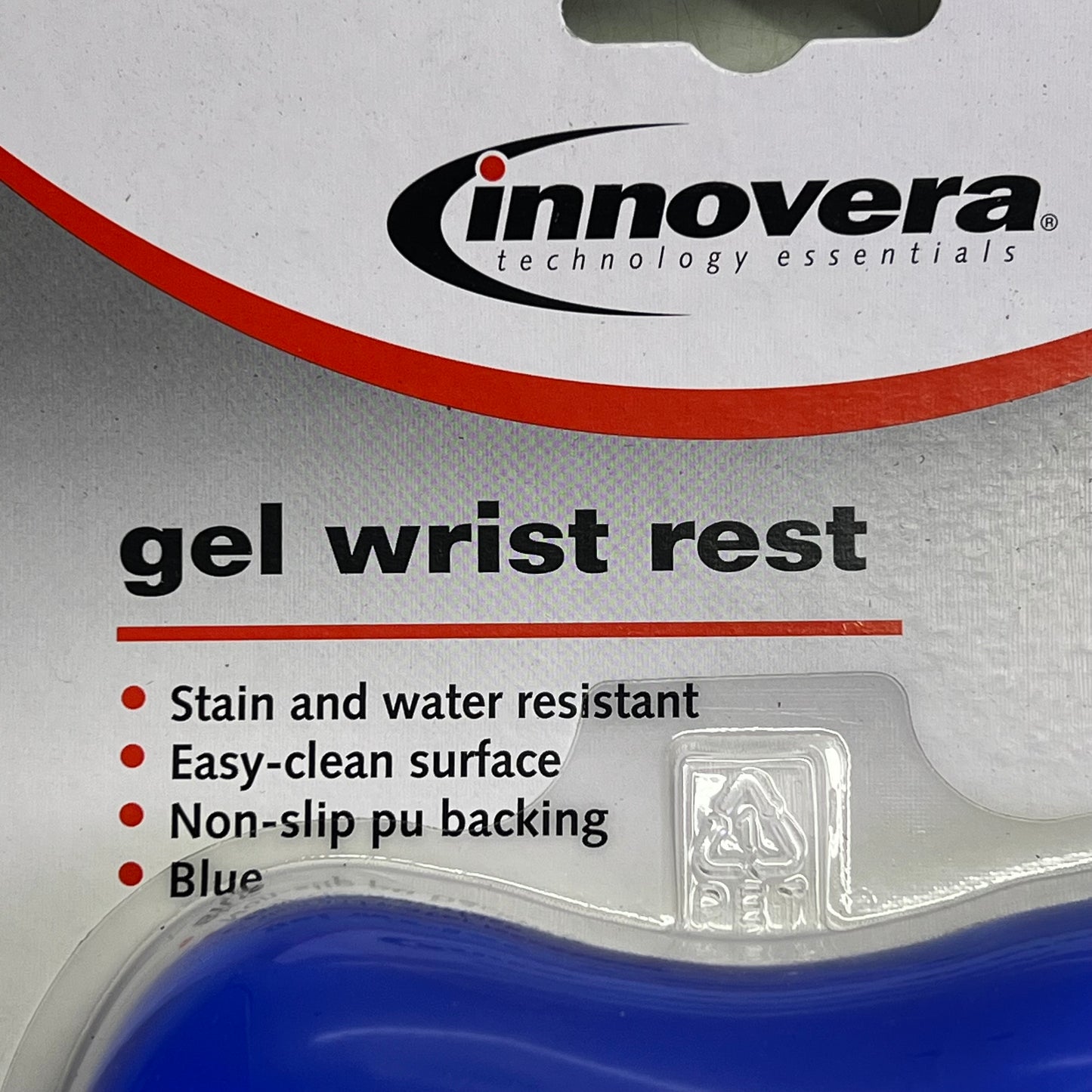 ZA@ INNOVERA (2 PACK) Gel Wrist Rest For Mouse 4.75"x3.12" Blue A