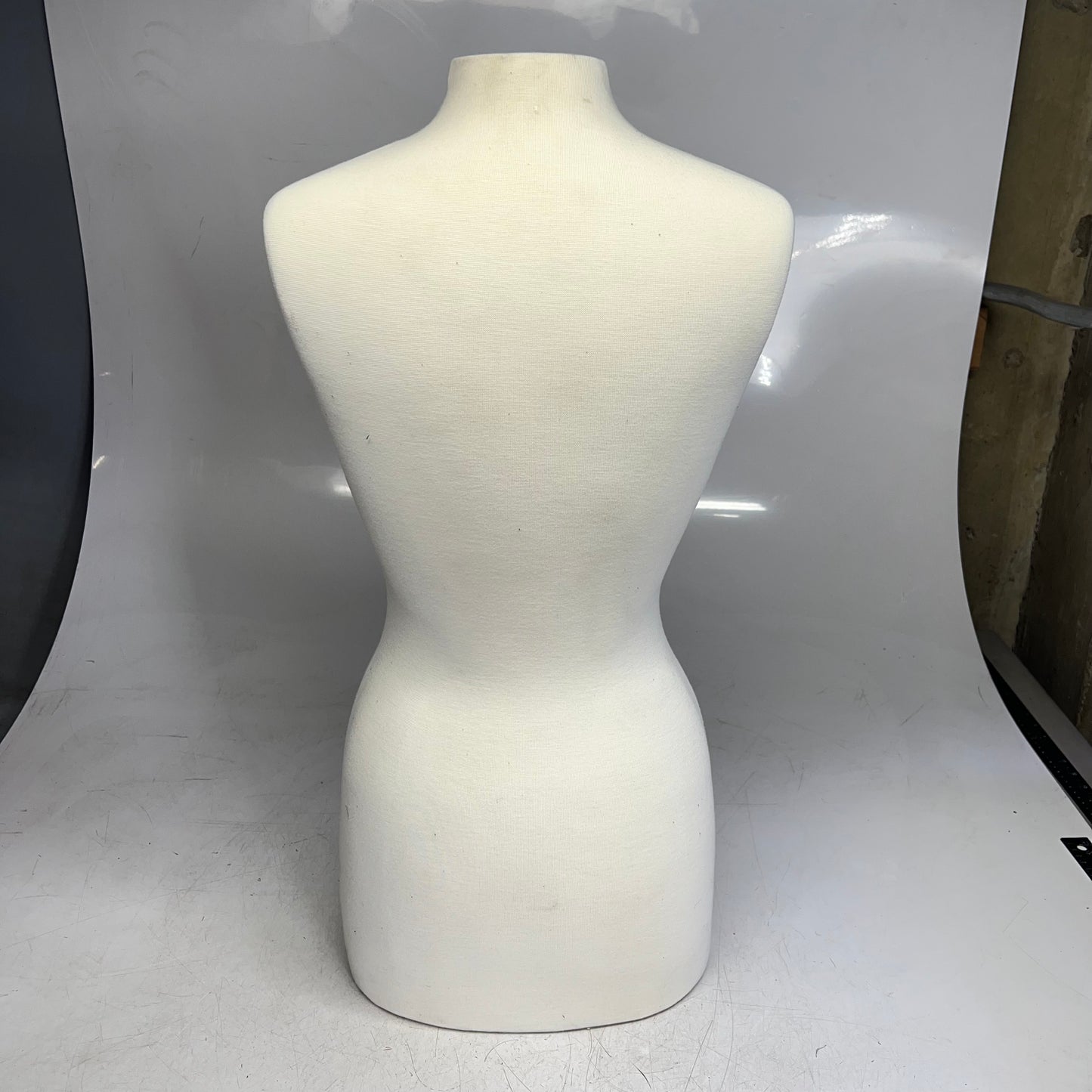 MANNEQUINS EXPRESS Dressmaker Jersey Form Female Mannequin W/ Stand Ivory 70380