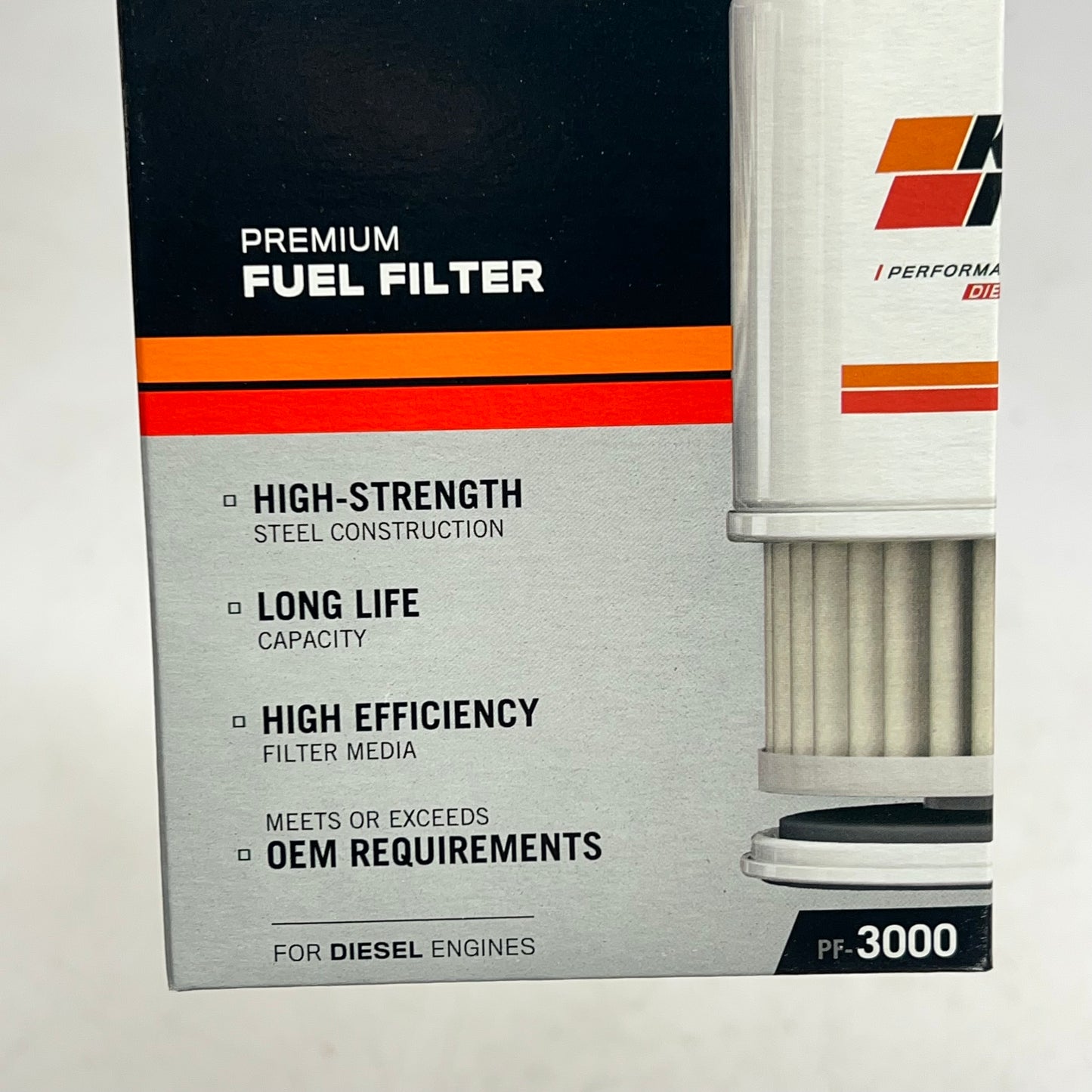 K&N High Strength Steel & Cellulose Media Fuel Filter For Chevrolet PF-|3000