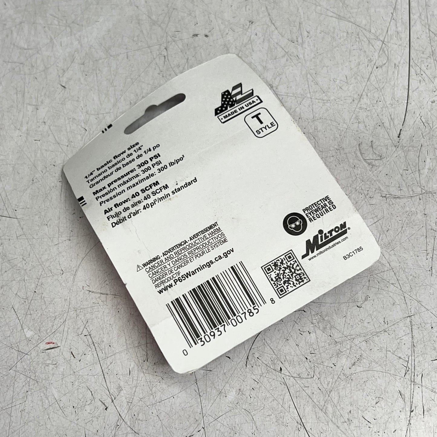 ZA@ LISLE (2 PACK) T-Style Air Compressor Quick Connect Fitting Coupler  1/4" Fnpt Female  Solid Brass S-785