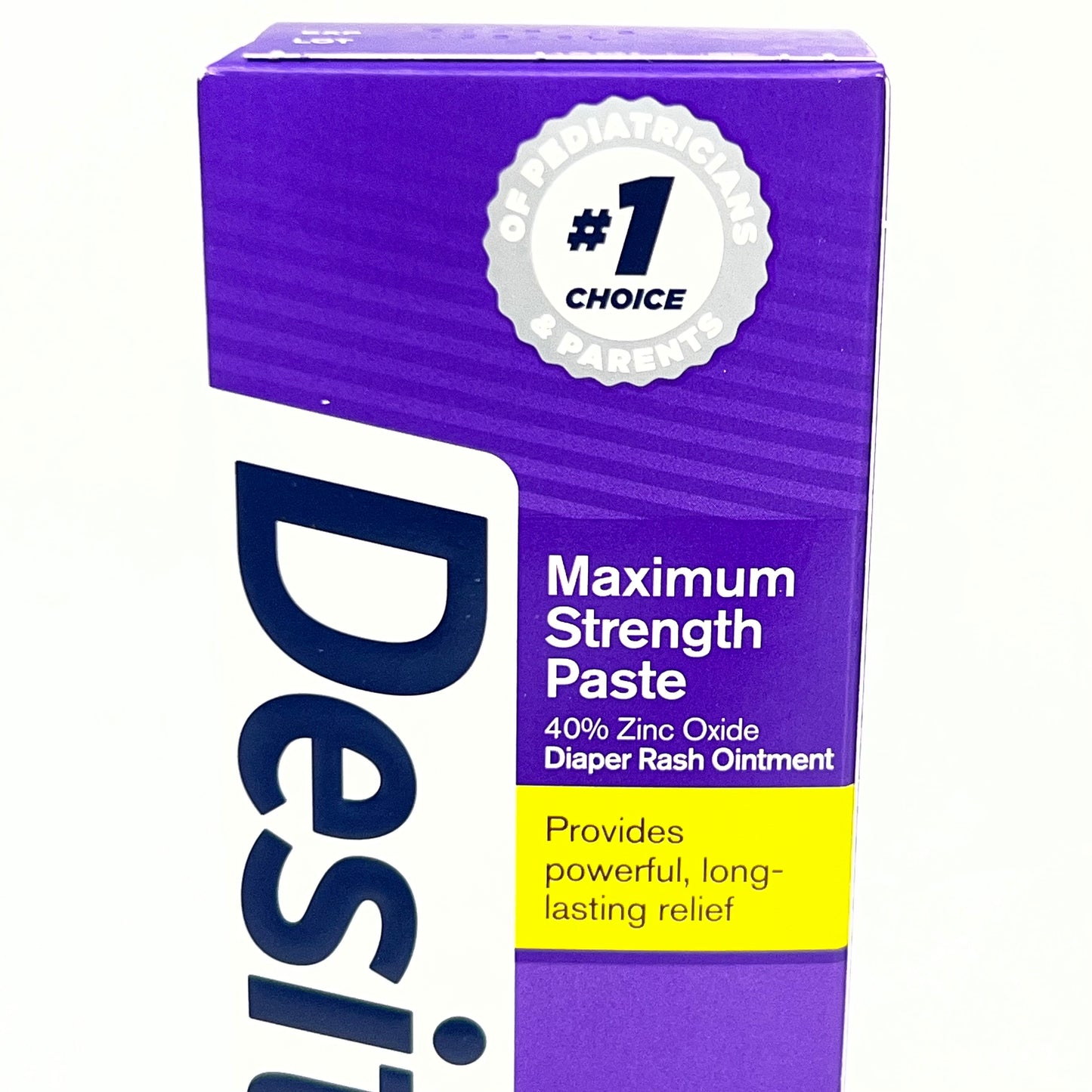 DESITIN Maximum Strength Diaper Rash Paste 40% Zinc Oxide Skin Protectant 4 oz. BB 03/28