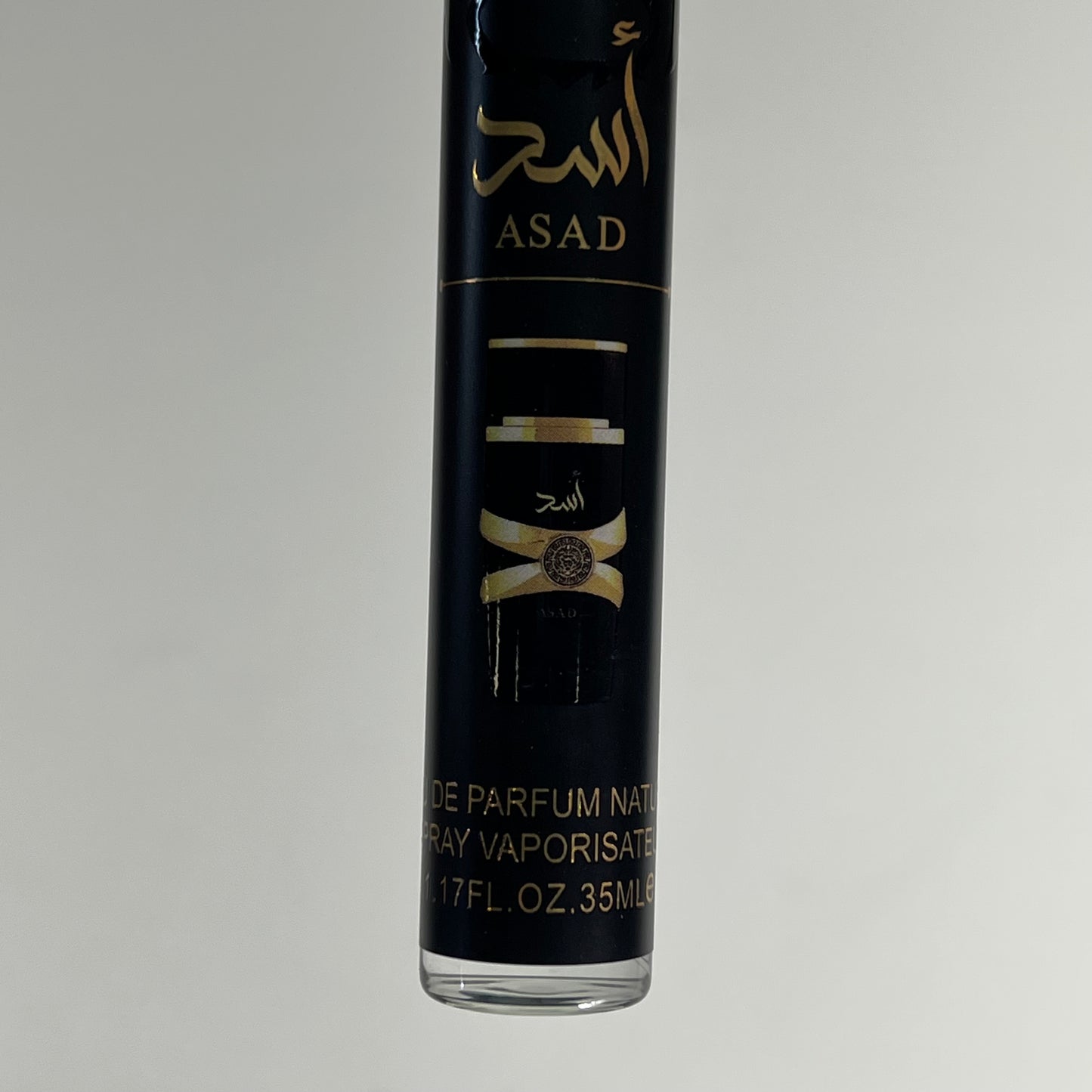 ZA@ LATTAFA (2 PACK) Asad Black Eau De Parfum for Men 1.17 fl oz  YFT0097