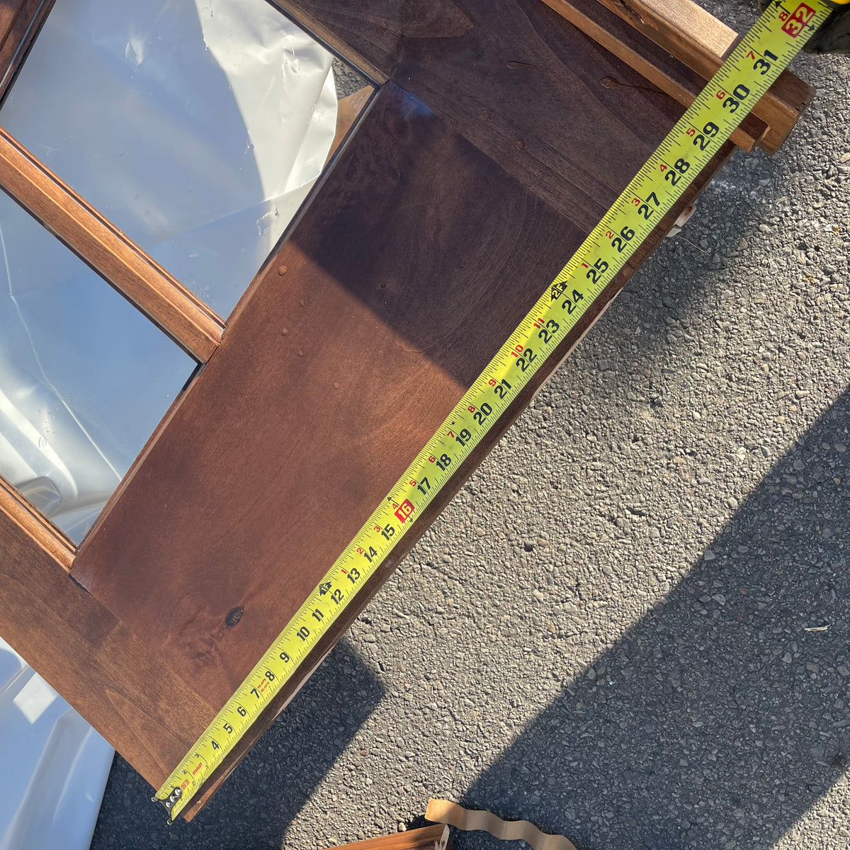 KROSSWOOD French Double Doors 80"x36" (single door) Knotty Alder Wood (AS-IS)