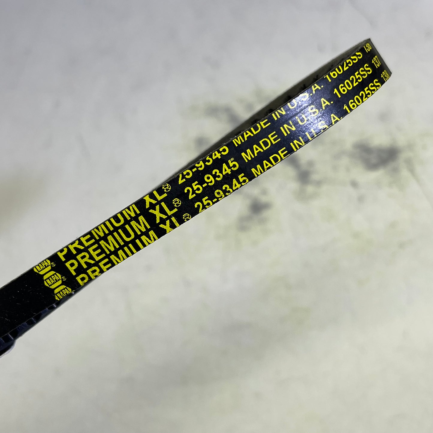 NAPA EPDM High Capacity Notched V-Belt HC50 15/32" x 35 1/8" Black 259345