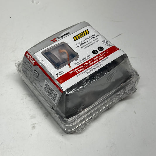 TAYMAC (2 PACK) 2-gang Weatherproof In-use Cover Extra Duty 2-3/4" Deep MM2420C
