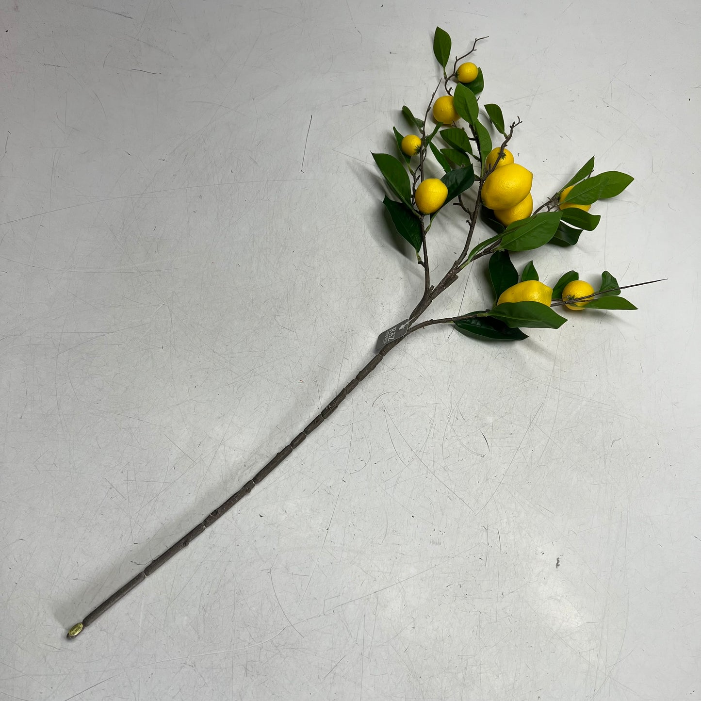 RAZ IMPORTS Decorative Faux Lemon Branch 36" Yellow/Green F4602250