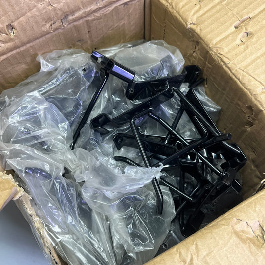 (100 PACK CASE) Retail Merchandise Hooks 4" Black 1922B