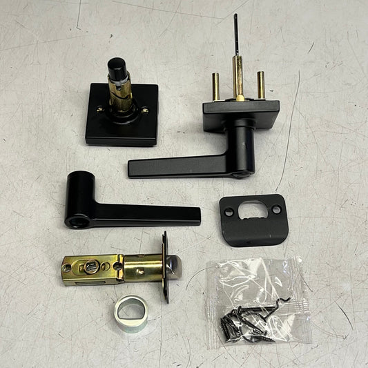 KWIKSET Safe Lock Daylon Passage Ul Adjustable Backset Matte Black 9SL40000-007
