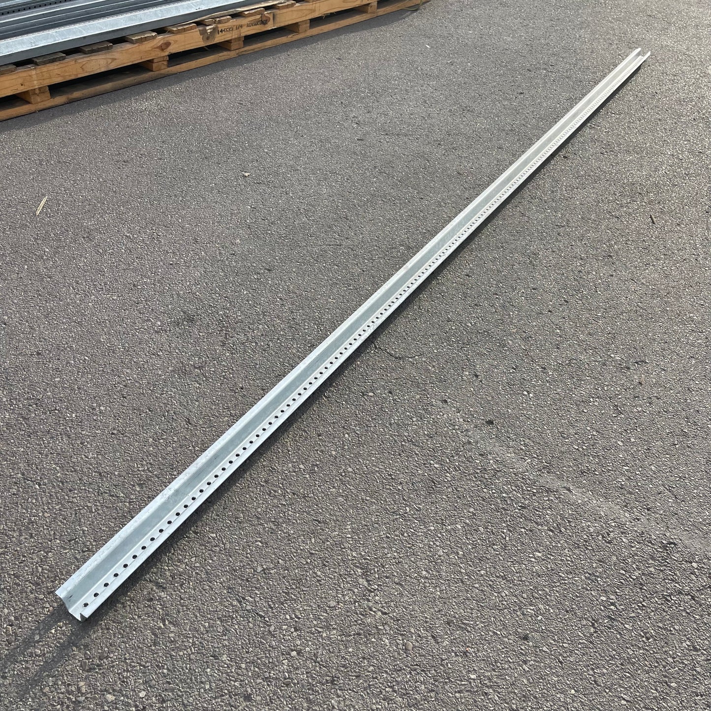Z@ UNBRANDED U Channel Sign Posts 14 ft Galvanized Steel