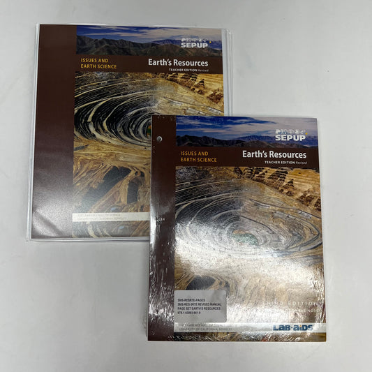 LAB AIDS Earth's Resources 3rd Ed Issues & Earth Science Teacher Ed W/ Binder