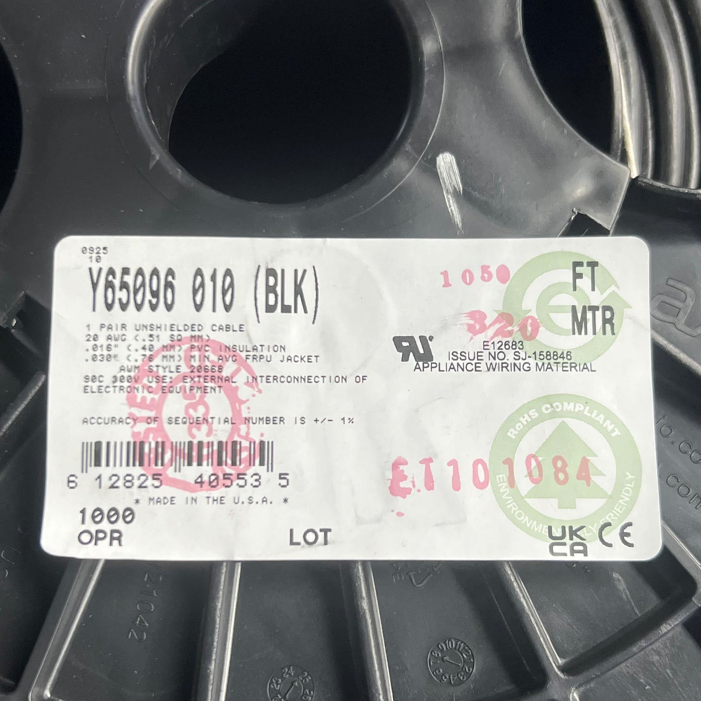 ZA@ BELDEN (4 PACK) Unshielded Cable 1000 ft. Y65096010 B