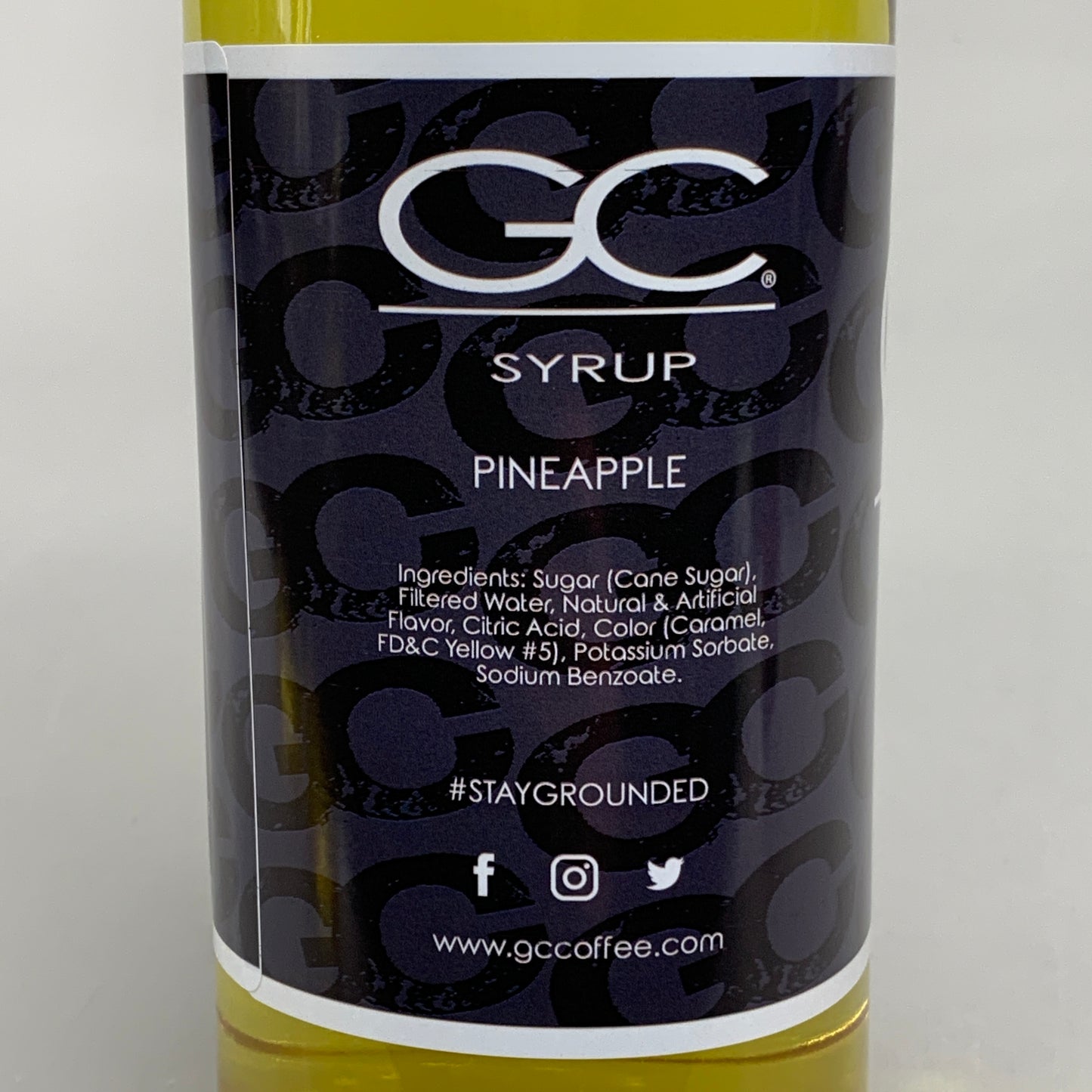 GC COFFEE CO. (3 PACK) Pineapple Flavoring Syrup 32 fl oz BB 12/24 0309