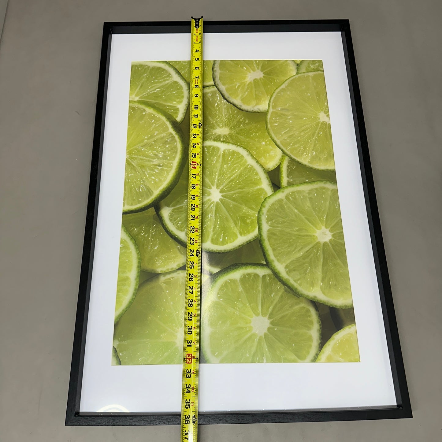 36" x 34" LEMON ART Printed Wall Frame Decorative Wall Art New Other