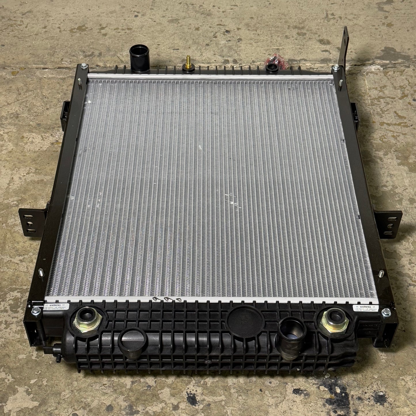 ZA@ Radiator With Metal Base PA66-GF33 Sz 34.5”Lx27”Wx5”H (AS-IS, Minor Damage)