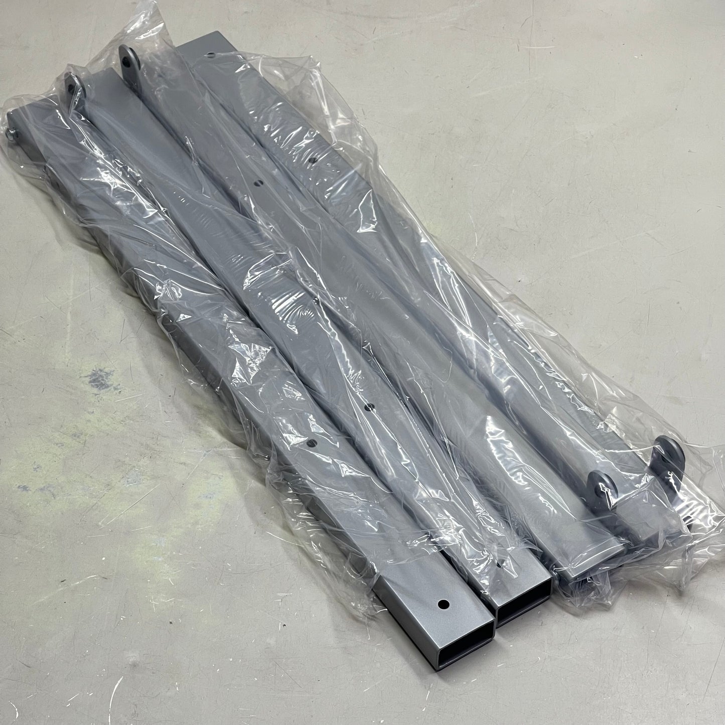 HUMANSCALE Efloat GO 2.0 2-Leg Adjustable Sit Stand Desk Frame Grey