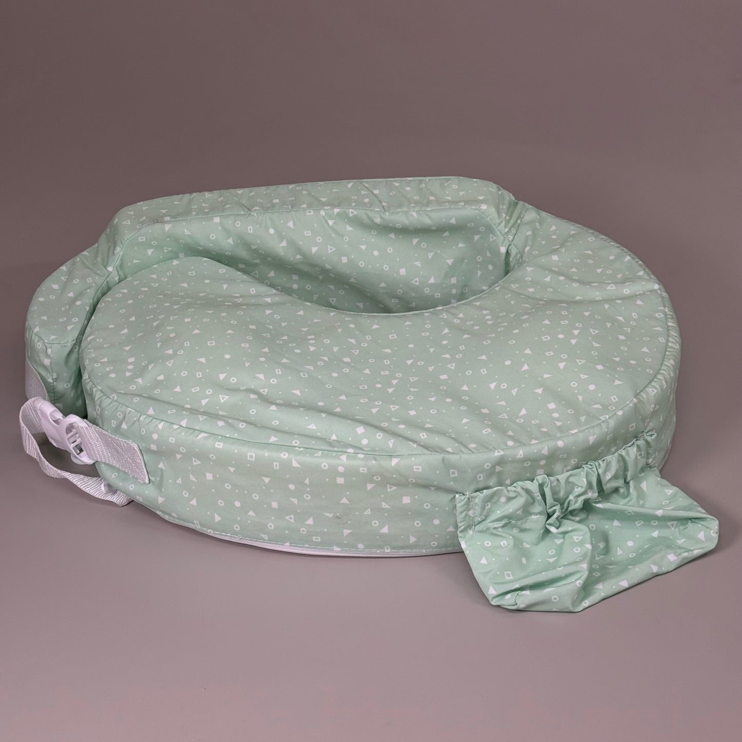 ZA@ MY BREAST FRIEND Original Side Pocket Nursing Pillow Support Mint Green 22" x 15"