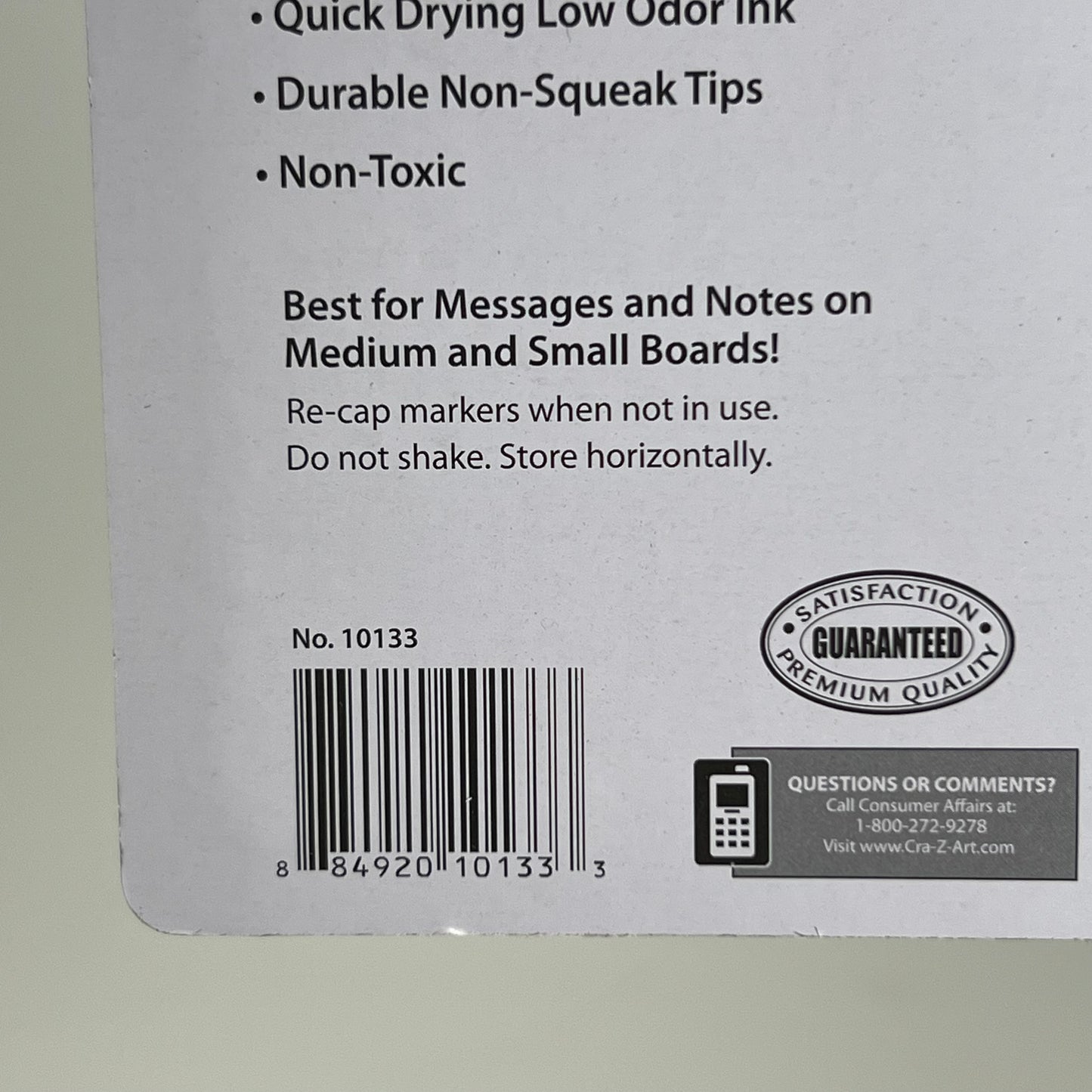 CRA-Z-ART (10 PACK) Washable School Dry Erase Markers 10133