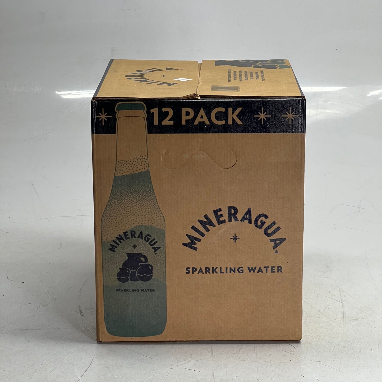 MINERAGUA (12 PACK) Sparkling Water 25.36 fl oz. BB 08/27