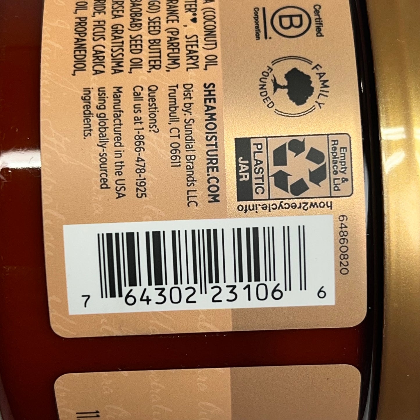 SHEA MOISTURE (2 PACK) Honey & Mafura Oil Intensive Hydration Hair Mask 11.5oz