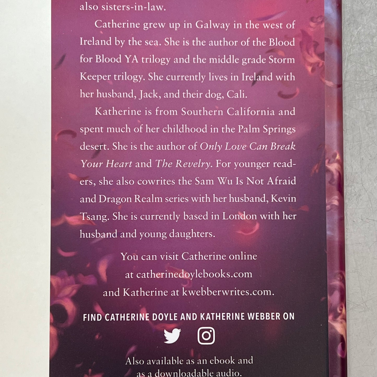 CURSED CROWNS  Fantasy Hardback Book By Catherine Doyle & Katherine Webber