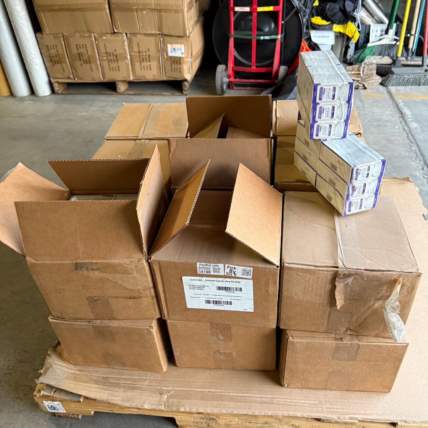 ZA@ Pallet of OMEPRAZOLE Delayed-Release 20 mg Acid Reducer *EXPIRED 12/22* (AS-IS)