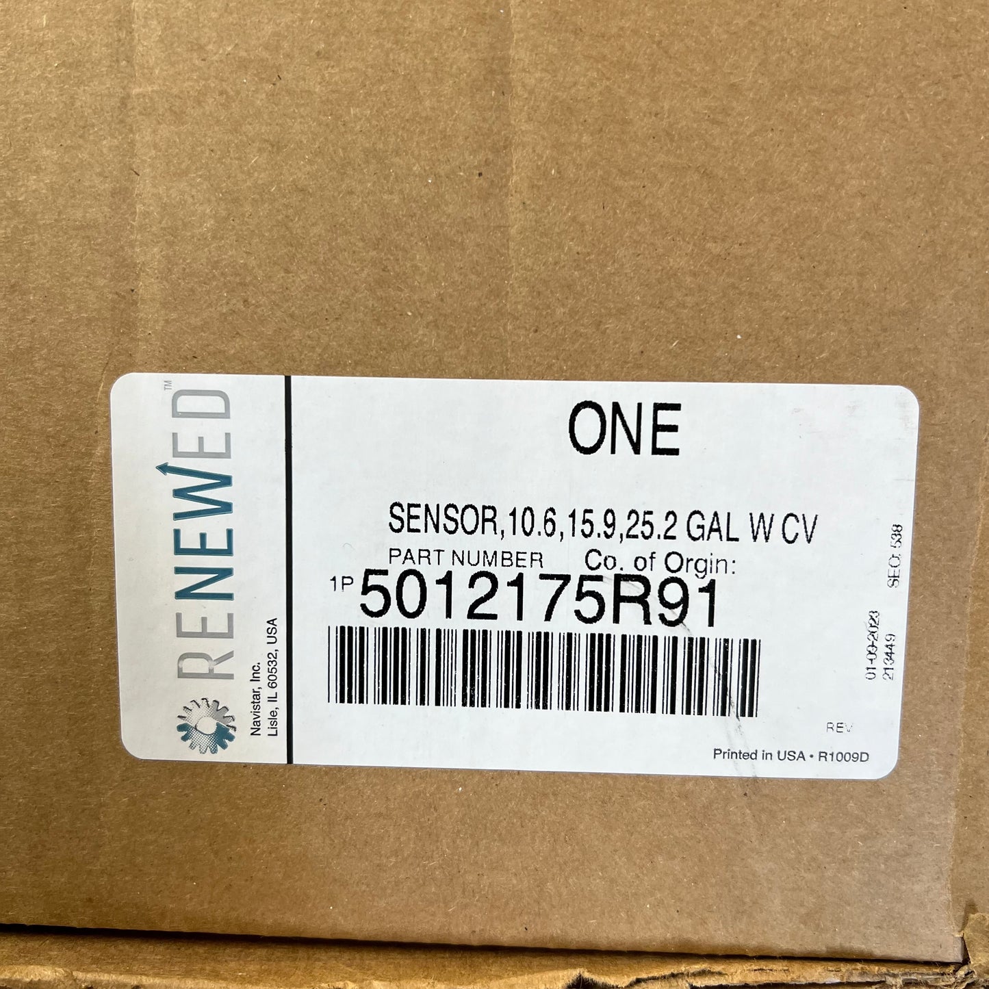 NAVISTAR Genuine International Def Diesel Exhaust Fluid Sensor 5012175R91
