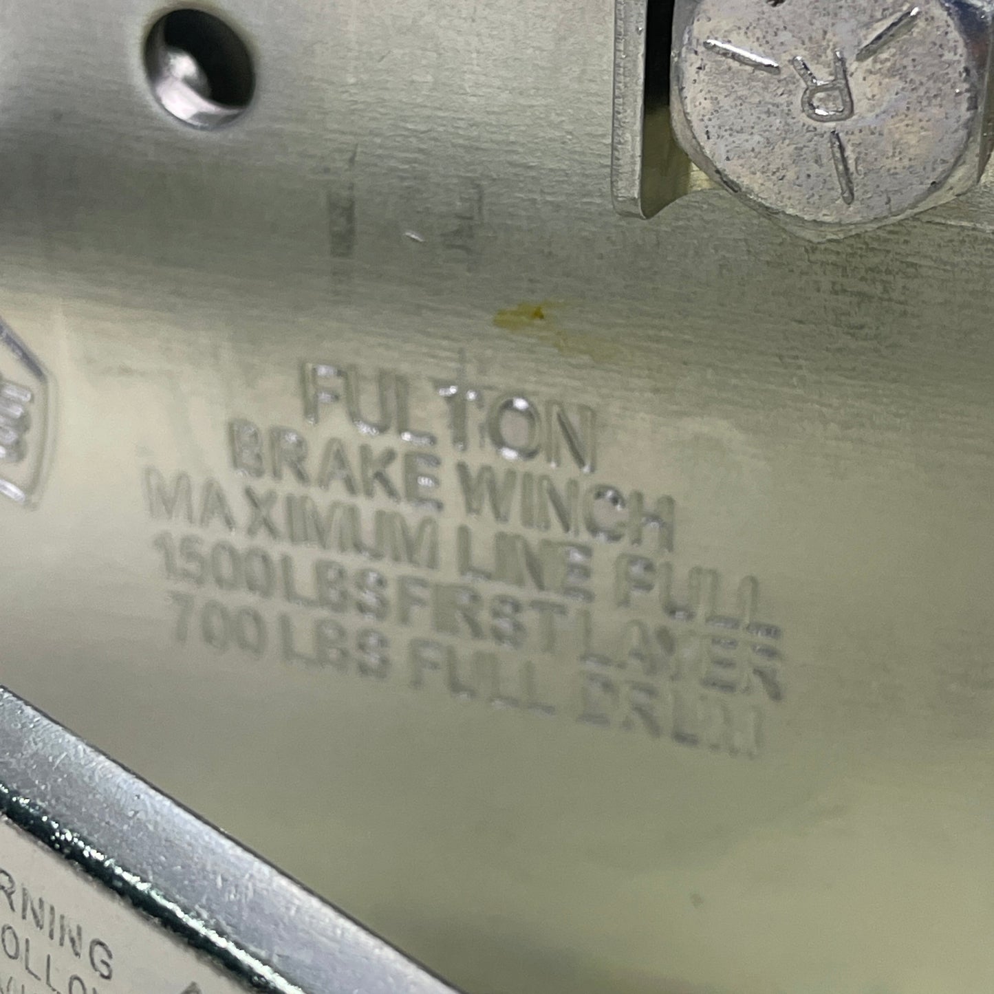 FULTON Automatic Brake Hand Winch, 1500-Lb. Load Capacity 143101