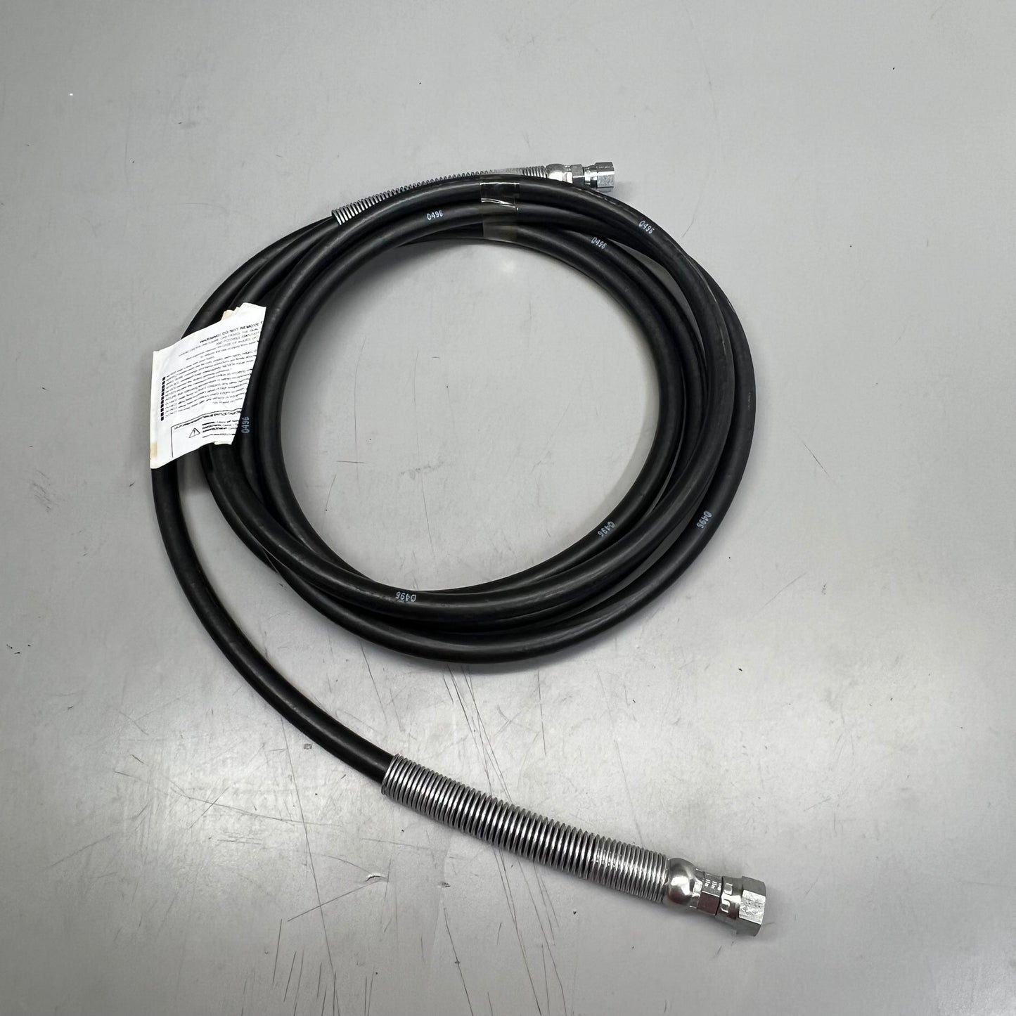 SPRAYING SYSTEMS CO. 1/4" X 12ft Spray Hose Black LJC6102