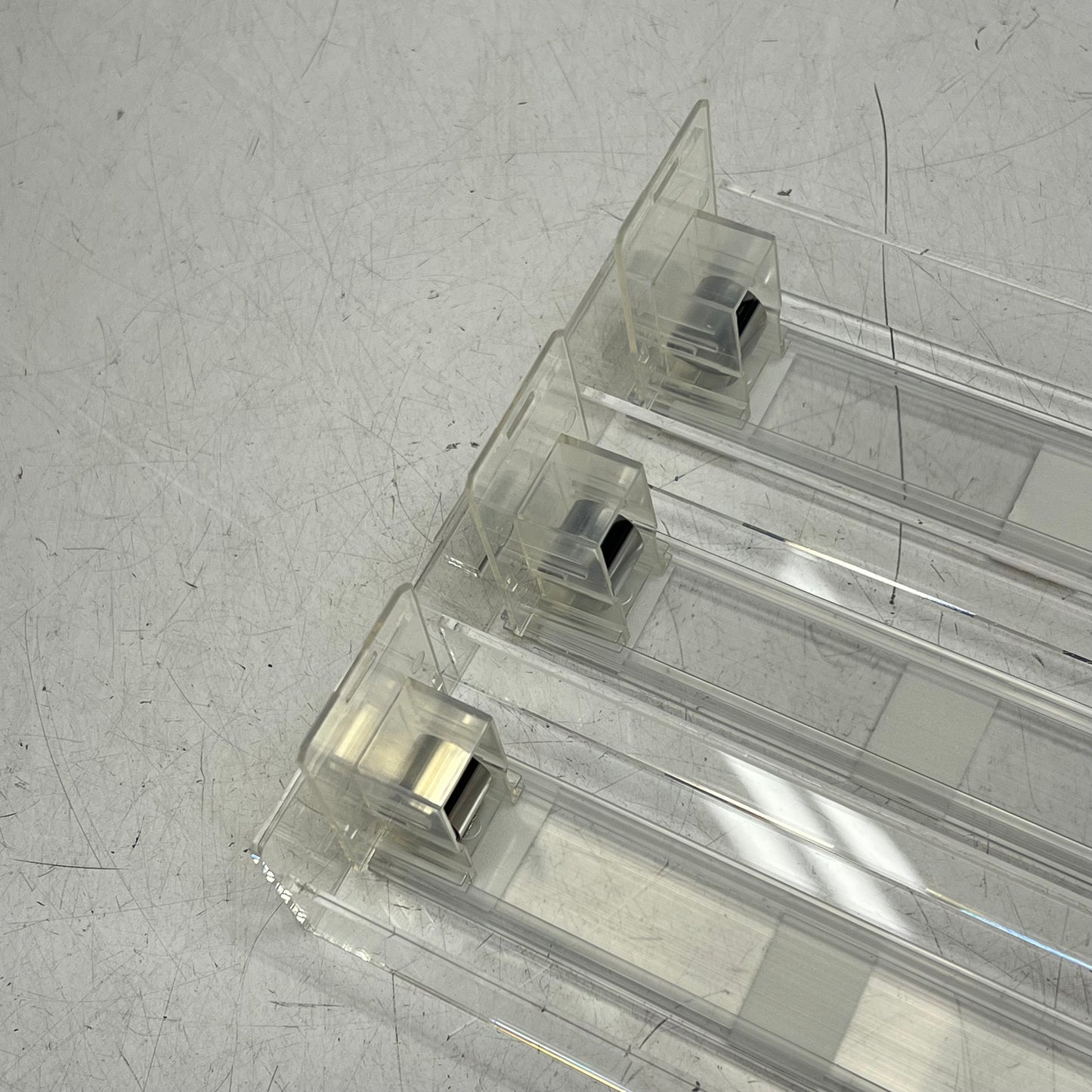 ZA@ LOON Sliding Organizers for Commercial Stores / Home Organization  9"x7" Clear