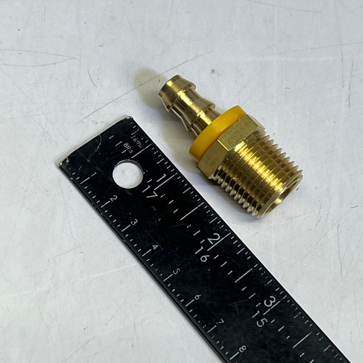 GATES (2 PACK) Brass Male Pipe W/ Cone Seat Lock-on Field Attachable G36100-0608