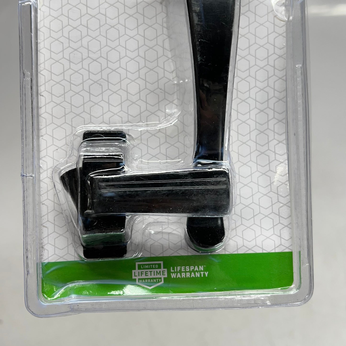 NATIONAL HARDWARE Lift Lever Latch Fits Doors 3/4" to 1-1/4" Black N100-034