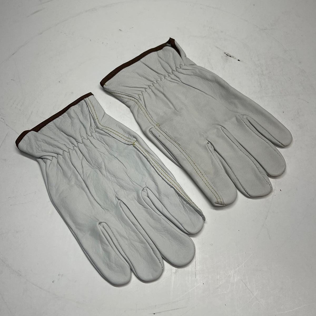 IMPERIAL SUPPLIES (6 PACK) Cowhide Leather Straight Thumb Unisex Sz L 88|071-4