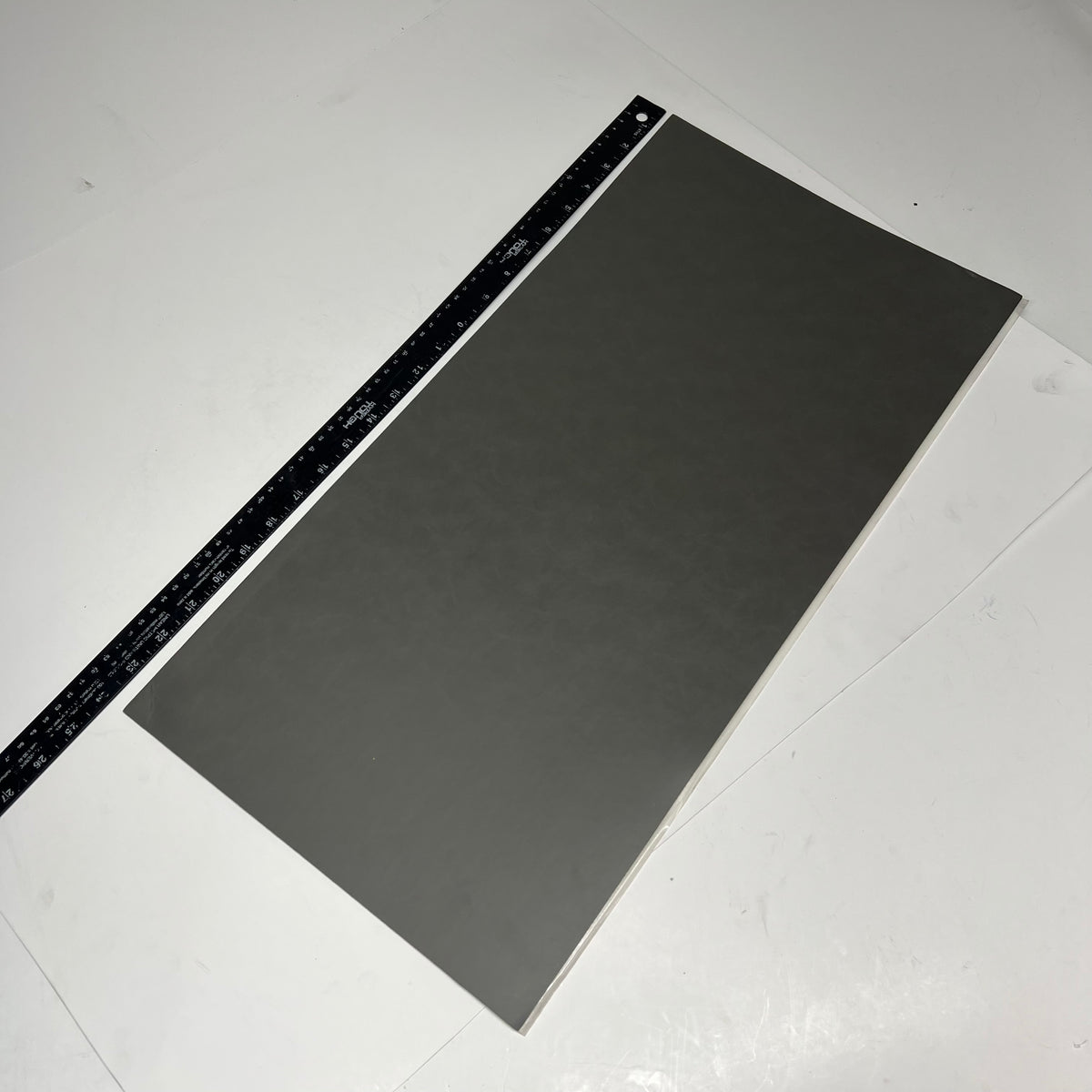 (5 PACK) Self Adhesive Leather For Engraving 24"x12" Light Grey