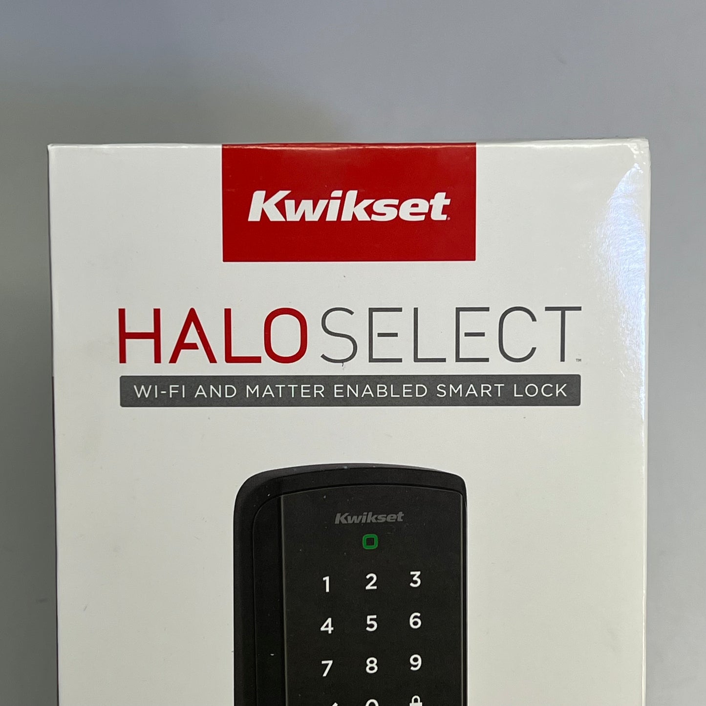 KWIKSET Halo Select WI-FI & Matter Enabled Smart Lock Matte Black 998000-002