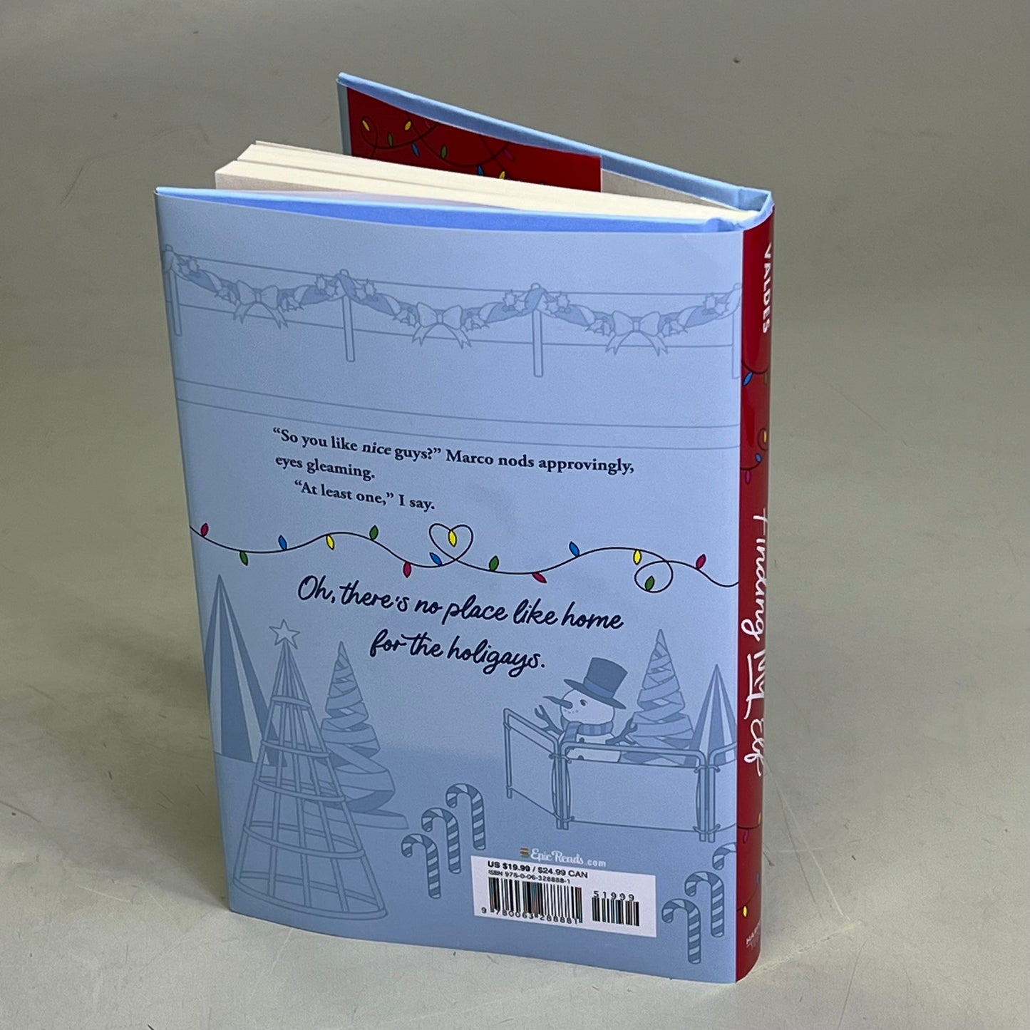 FINDING MY ELF Young Adult Fiction Christmas Hardcover Book By David Valdes